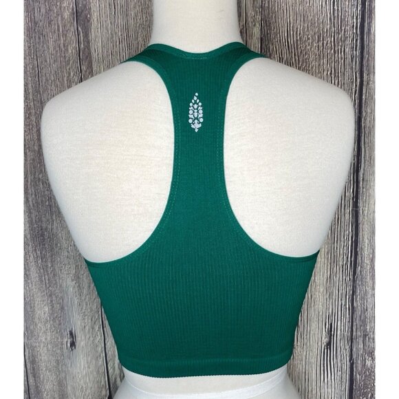 Free People FP Movement Green Crop Tank Top Women’s XS - Picture 4 of 6